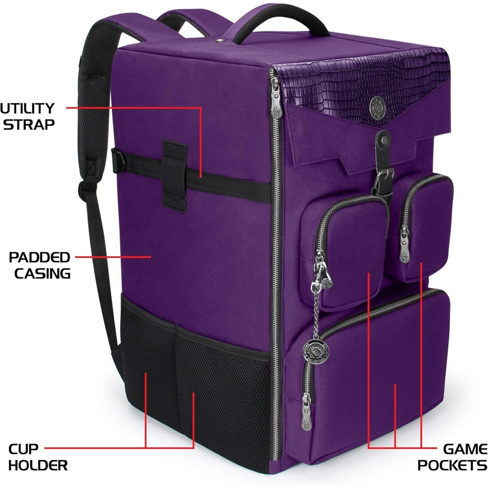 ENHANCE Board Games & Puzzles Board Game Backpack Collector's Edition - Purple