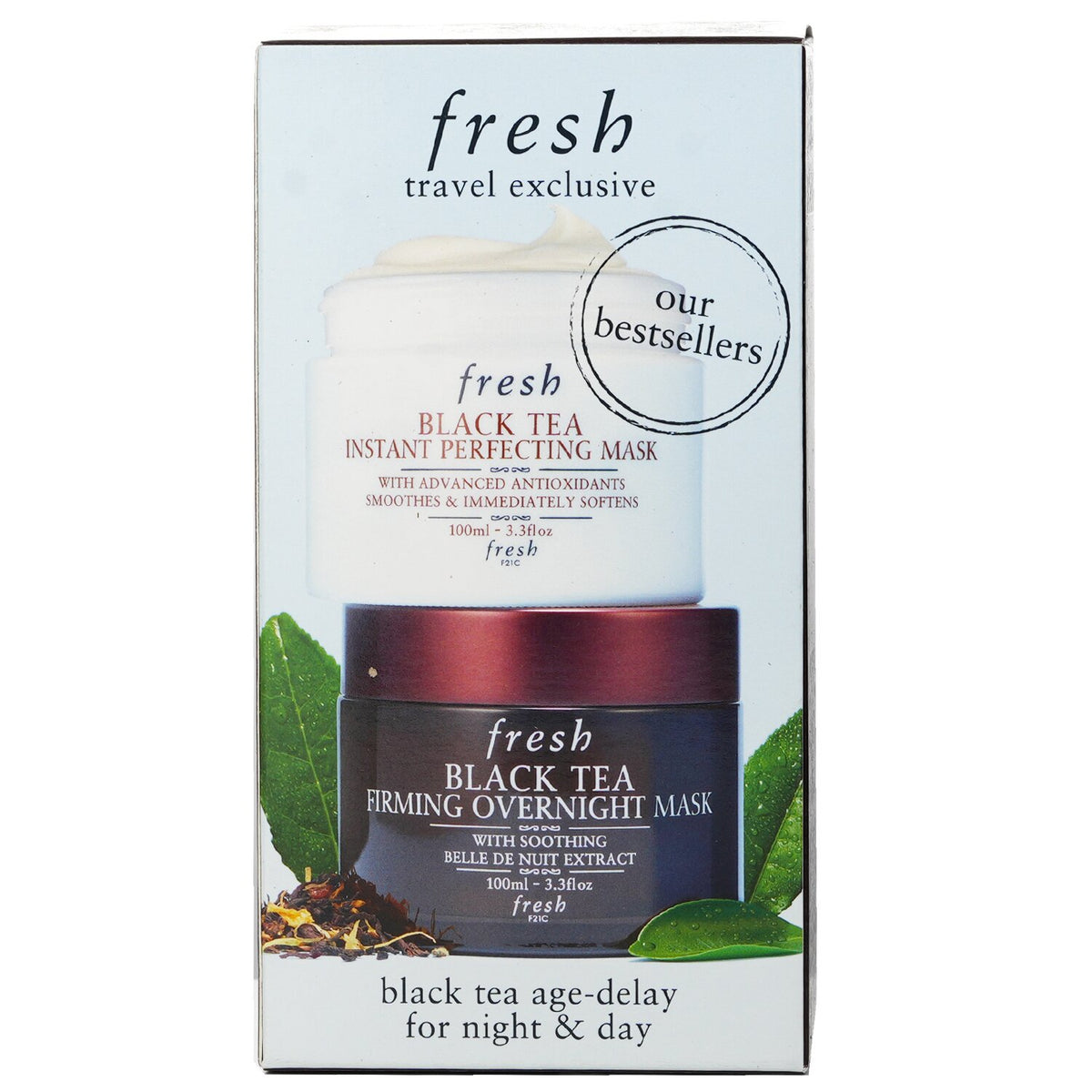 Fresh - Black Tea Age-Delay For Night & Day Set: Black Tea Instant Perfecting Ma
