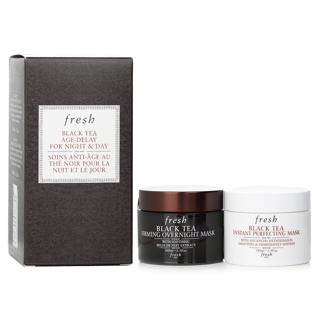Fresh - Black Tea Age-Delay For Night & Day Set: Black Tea Instant Perfecting Ma