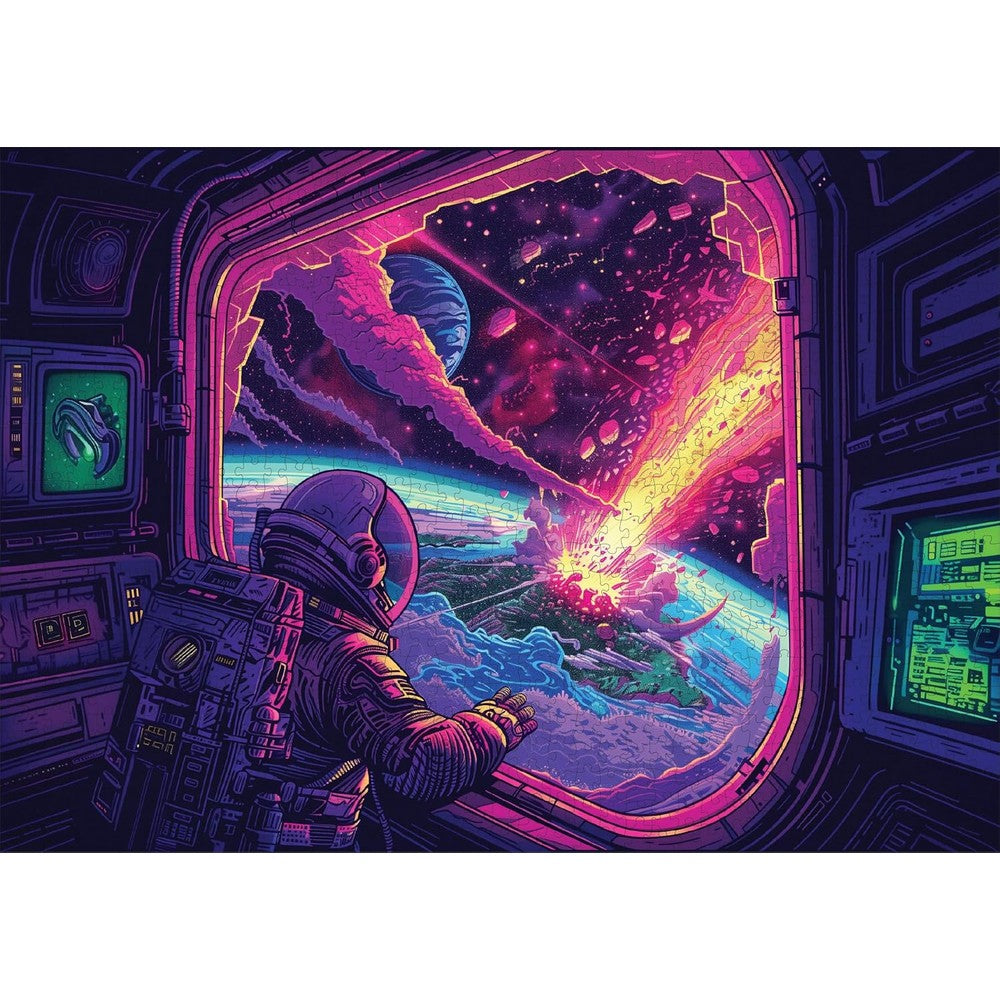 Puzzle - Trippy Puzzles - 1000 Piece Jigsaw Cosmic Collision
