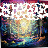 Trippy Puzzles - 300 Piece Wood Jigsaw Trippy Timber