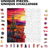 Trippy Puzzles - 300 Piece Wood Jigsaw Desert Daze