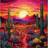 Trippy Puzzles - 300 Piece Wood Jigsaw Desert Daze