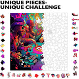 Trippy Puzzles - 300 Piece Wood Jigsaw Poker Palooza