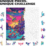 Trippy Puzzles - 300 Piece Wood Jigsaw Dragon's Dream