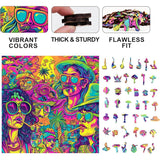 Trippy Puzzles - 300 Piece Wood Jigsaw Groovy Gathering