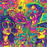Trippy Puzzles - 300 Piece Wood Jigsaw Groovy Gathering