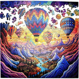 Trippy Puzzles - 300 Piece Wood Jigsaw Rainbow Ride