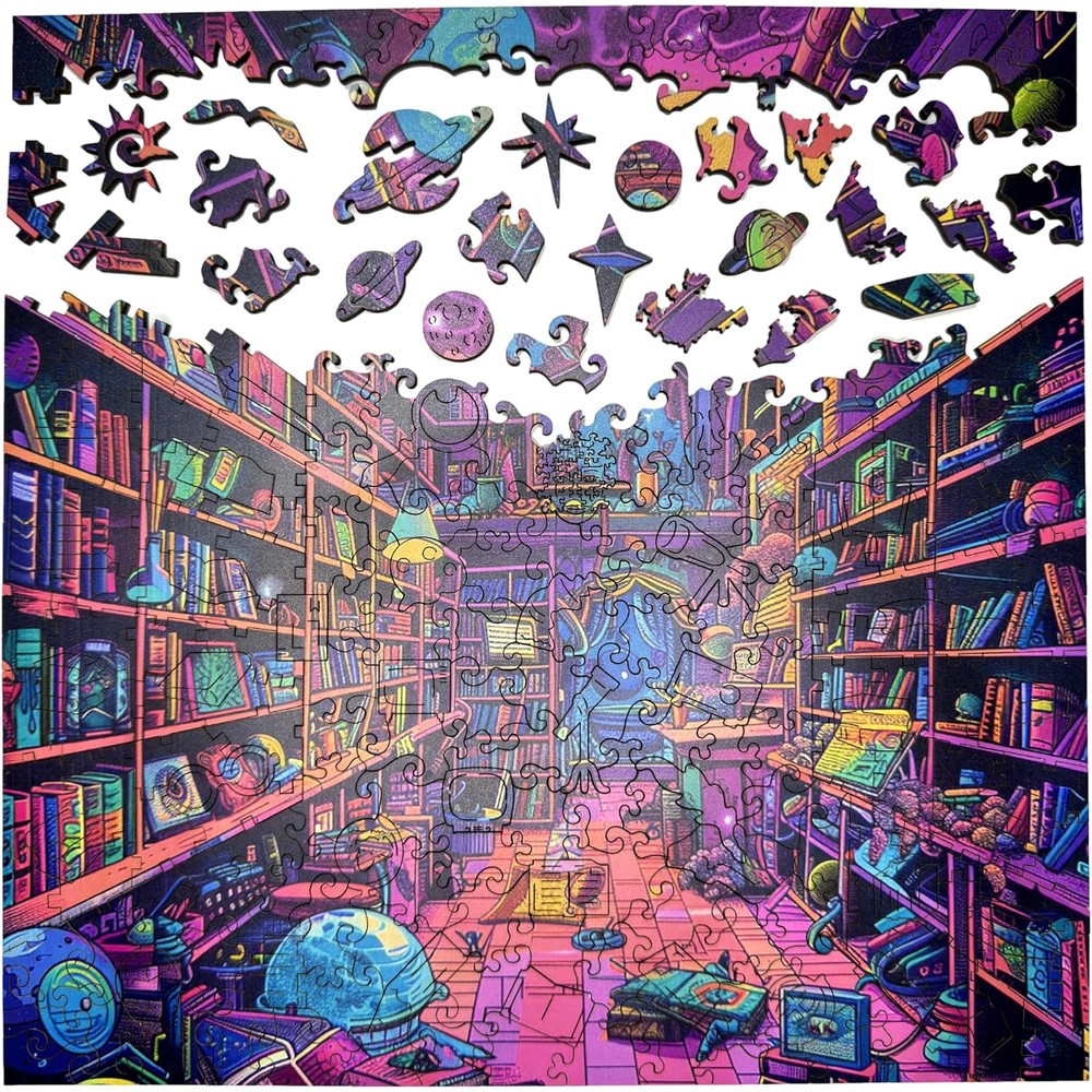 Trippy Puzzles - 300 Piece Wood Jigsaw Chaos Chronicles