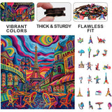 Trippy Puzzles - 300 Piece Wood Jigsawparisian Prism