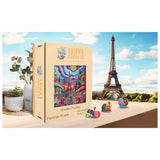 Trippy Puzzles - 300 Piece Wood Jigsawparisian Prism