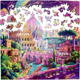 Trippy Puzzles - 300 Piece Wood Jigsaw Roman Riddle