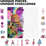 Trippy Puzzles - 300 Piece Wood Jigsaw Roman Riddle