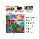 Trippy Puzzles - 300 Piece Wood Jigsaw Frisco Frenzy