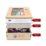 Trippy Puzzles - 300 Piece Wood Jigsaw Frisco Frenzy