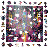Trippy Puzzles - 300 Piece Wood Jigsaw Galactic Gear