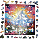 Trippy Puzzles - 300 Piece Wood Jigsaw Rocky Ridges