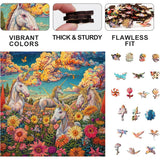 Trippy Puzzles - 300 Piece Wood Jigsaw Unicorn Utopia