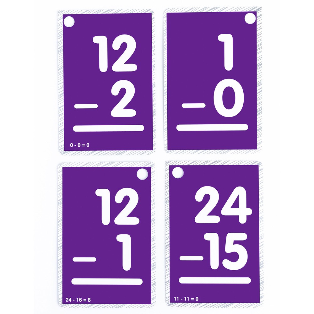 Flash Cards Subtraction - Board Game