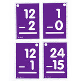 Flash Cards Subtraction - Board Game