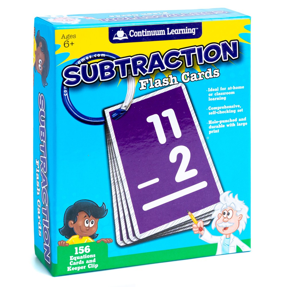Flash Cards Subtraction - Board Game