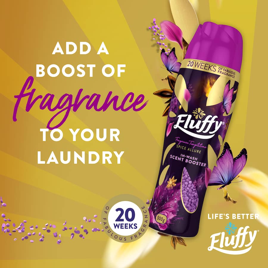Fluffy Fabric Freshener Spice Allure Scent Booster 500g
