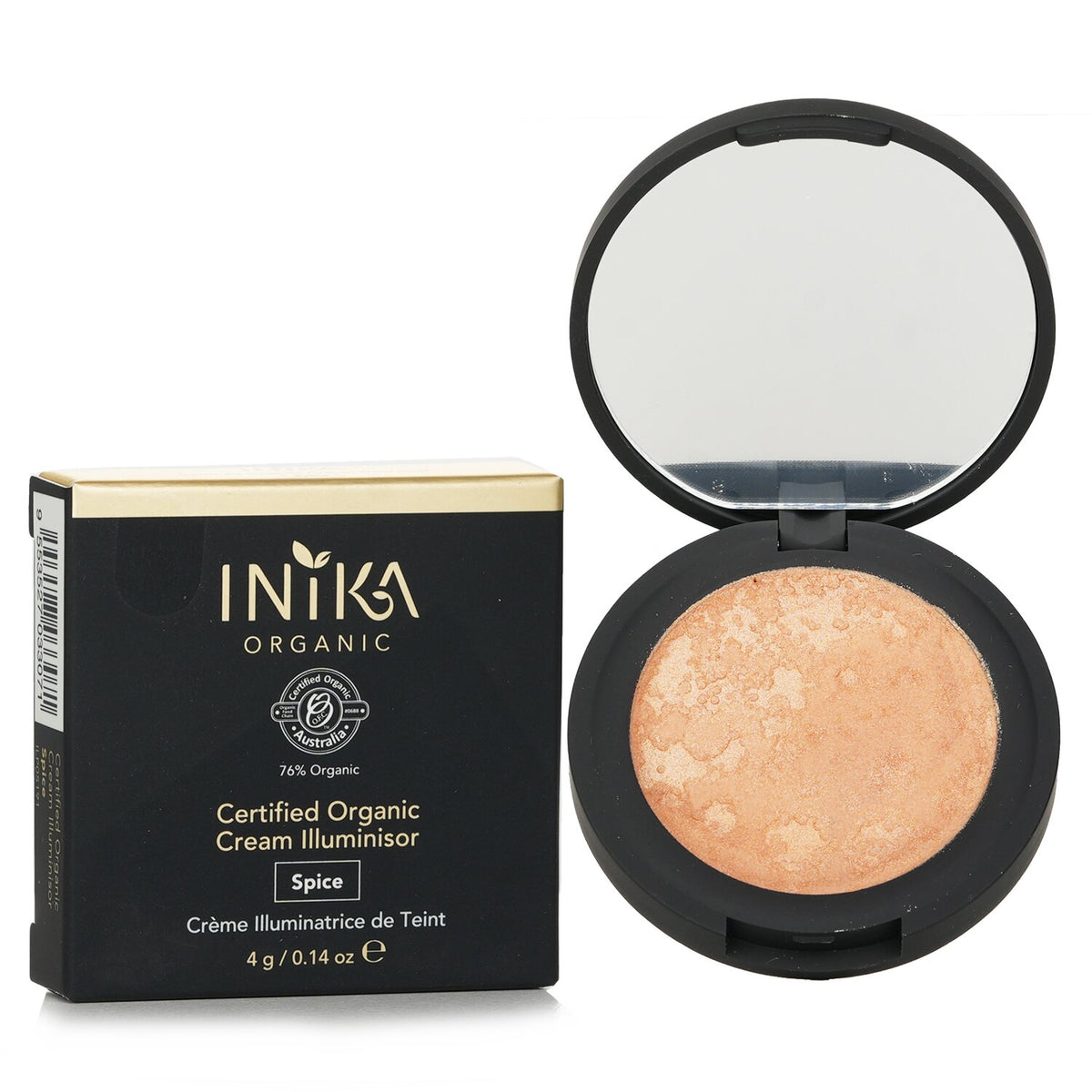 INIKA Organic - Certified Organic Cream Illuminisor - # Spice  - 4g/0.14oz