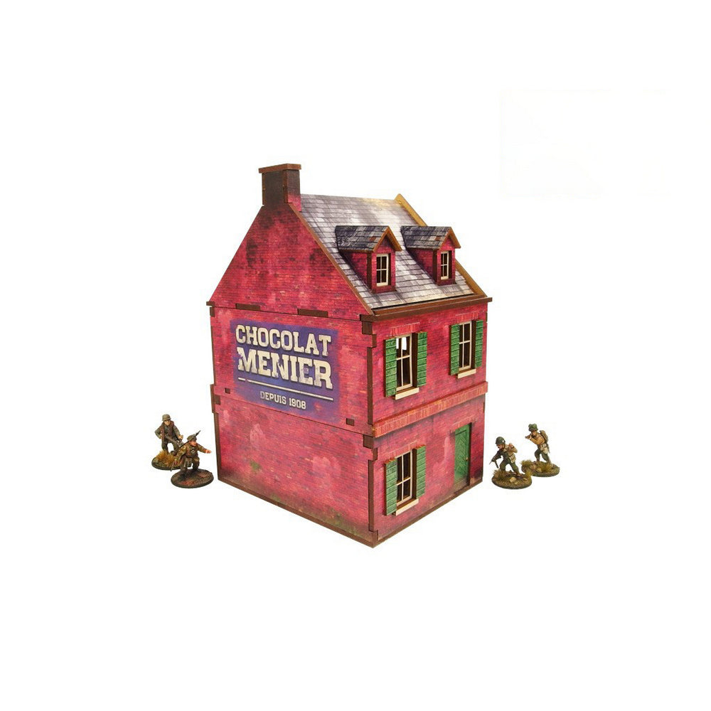 Micro Art Studio - WW2 Normandy Cafe PREPAINTED [28mm/1:56]