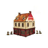 Micro Art Studio - WW2 Normandy Restaurant PREPAINTED [28mm/1:56]