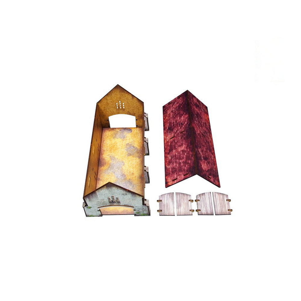 Micro Art Studio - WW2 Normandy Cowshed PREPAINTED [28mm/1:56]