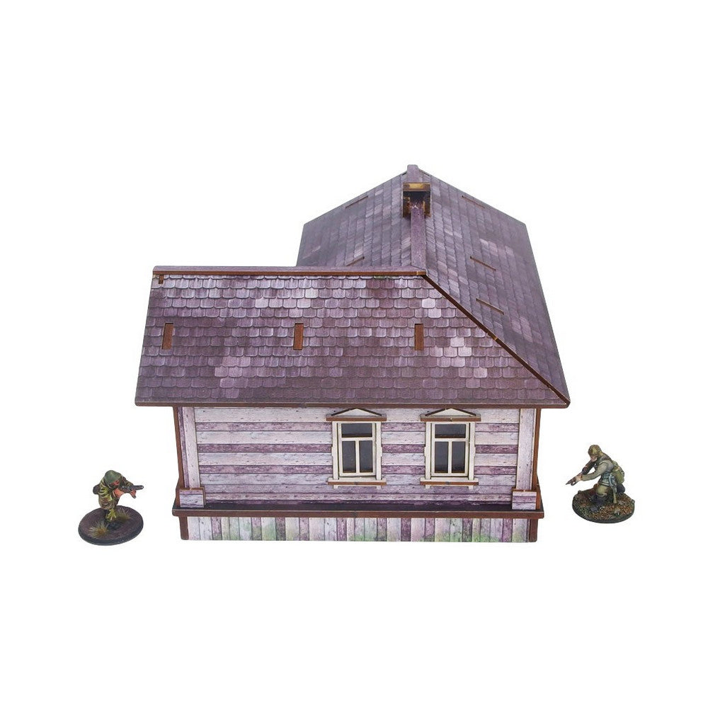 Micro Art Studio - WW2 Ostfront Village Iwan's House (1) PREPAINTED [28mm/1:56]