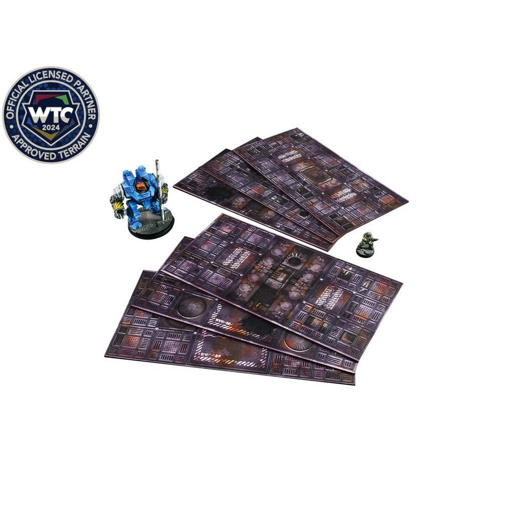 Micro Art Studio - Imperial Terrain Footprint 12x6 inch (6) PREPAINTED [28mm/1