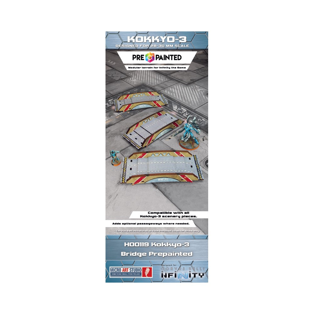 Micro Art Studio - Infinity Scenery - Kokkyo-3 Bridges (3) PREPAINTED (beige)