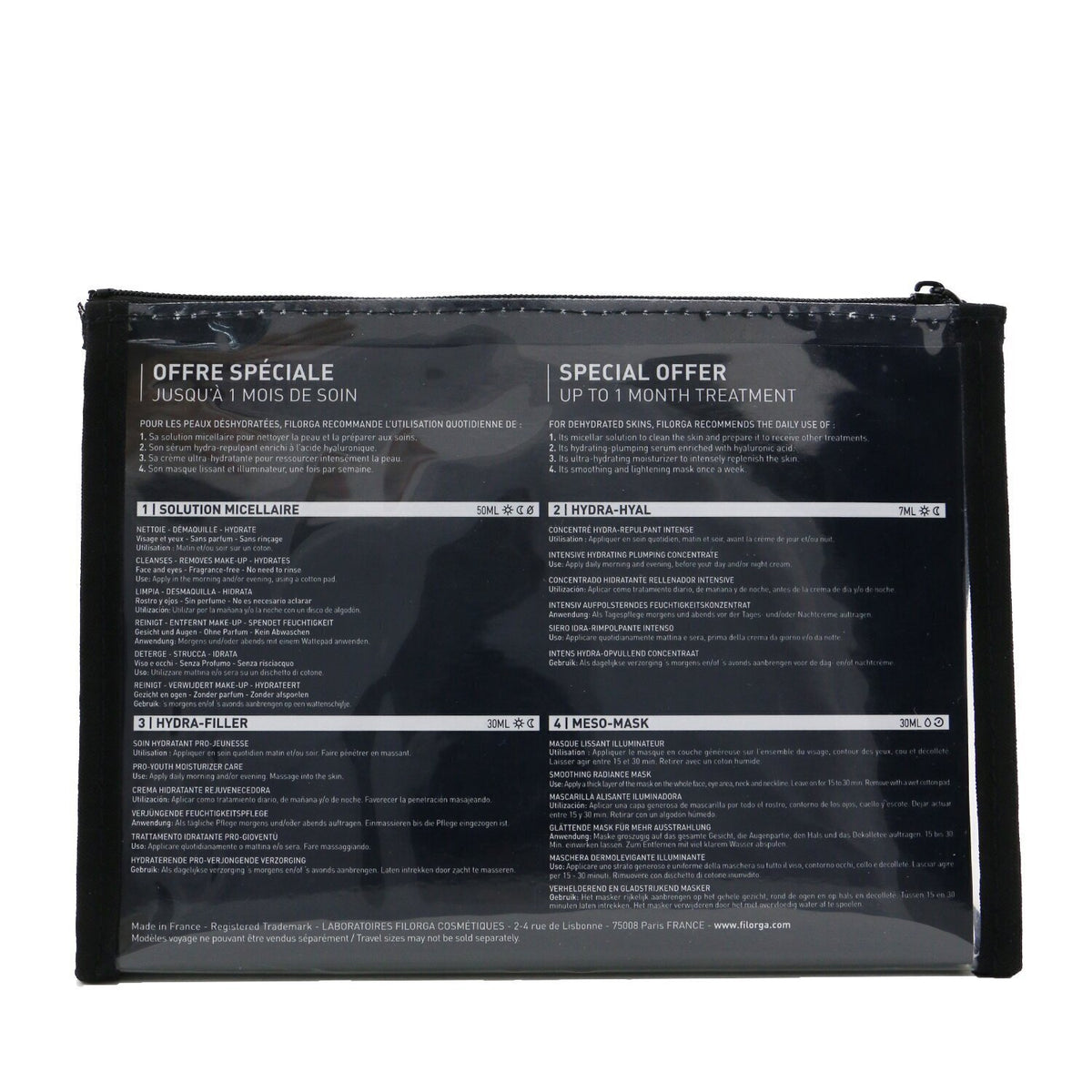 Filorga - Intense Hydration Set: Micellar Solution 50ml+Hydra-Hyal 7ml+Hydra-Fil
