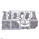Dungeons & Lasers: Half-Height Walls - Spider Nest: Unpainted