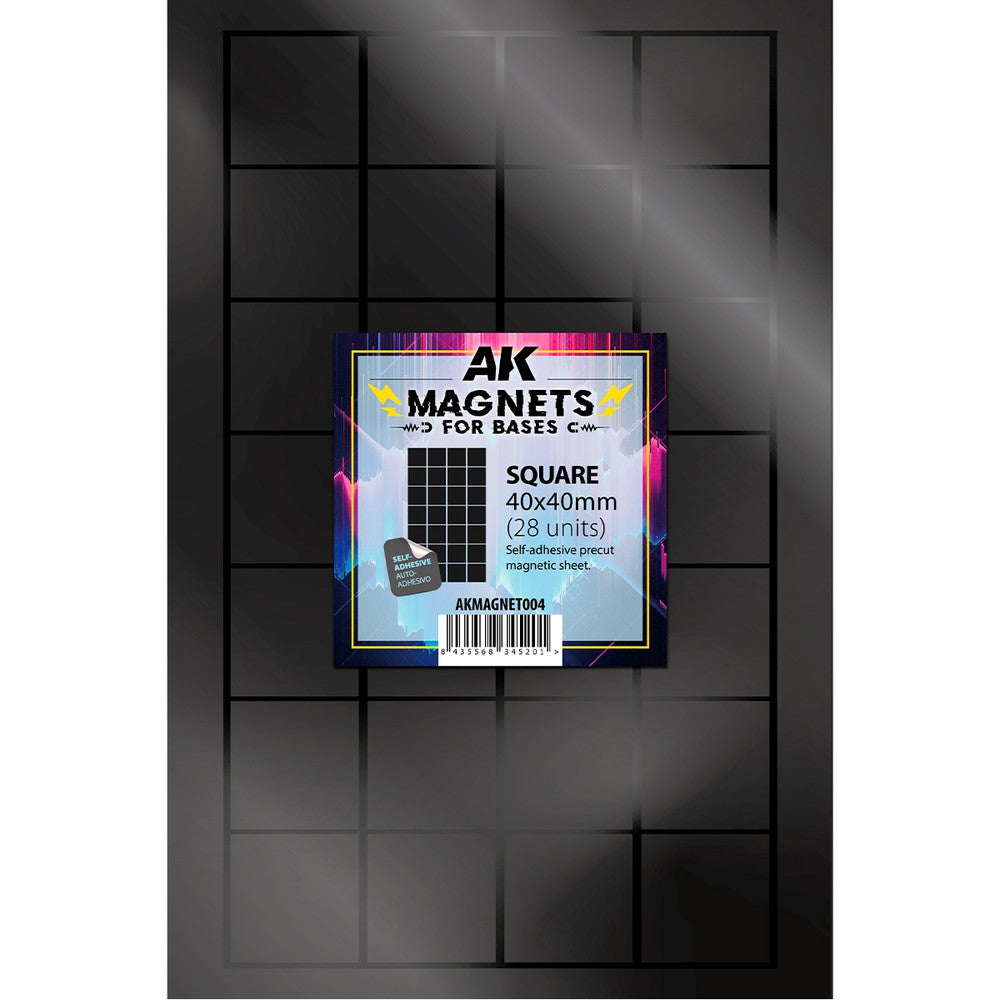 AK Interactive - Magnets - Square 40 X 40 - 28 units