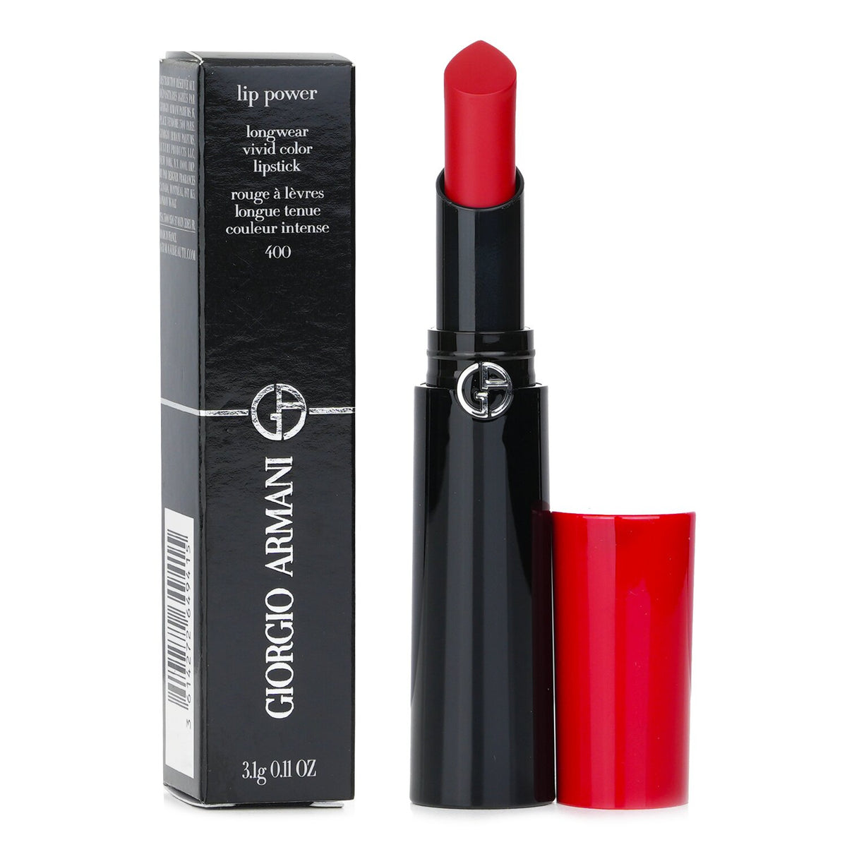 Giorgio Armani - Lip Power Longwear Vivid Color Lipstick - # 400 Four Hundred  -