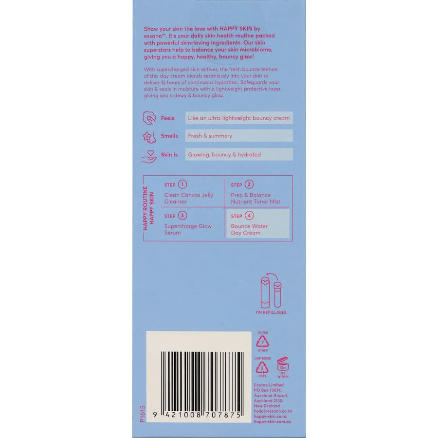 Essano Happy Skin Bounce Water Day Cream  45mL