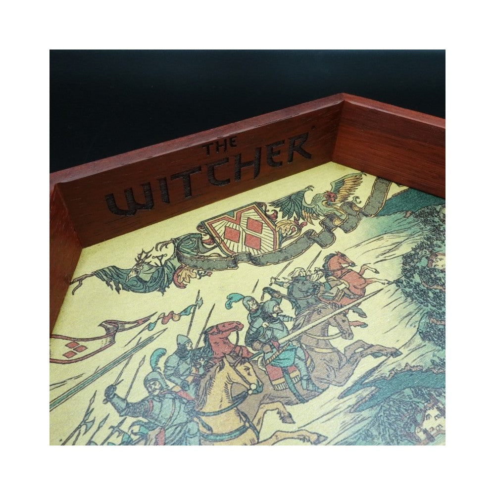 Q Workshop - The Witcher Wooden Dice Tray
