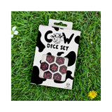 Q Workshop - Cow Dice Set: RaMOOna