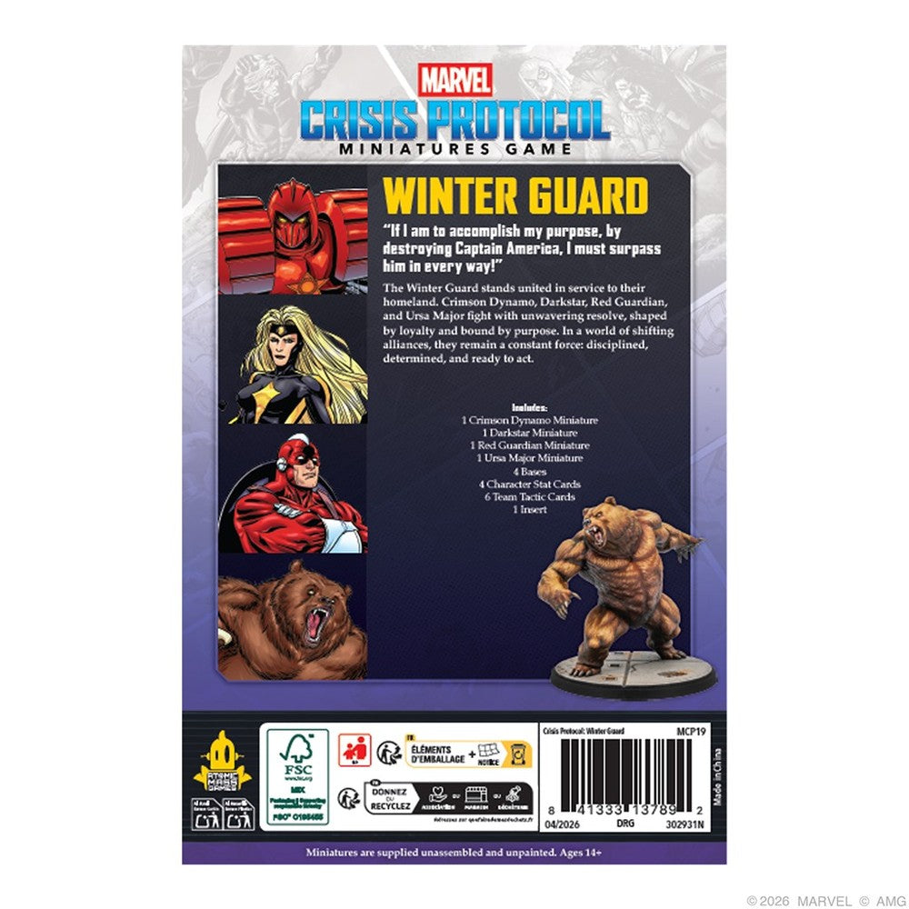 Marvel: Crisis Protocol  - Winter Guard Affiliation Pack