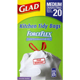 Glad Bin Liners Drawstring Medium 20pack