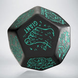 Q Workshop - Monster Generator Die: Black&Turquise