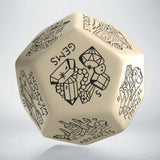 Q Workshop - Treasure Generator Die: Beige&Black