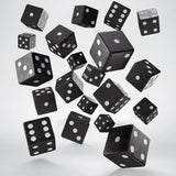 Q Workshop - Full Pack of D6s: Black&White