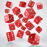 Q Workshop - Full Pack of D6s: Red&White