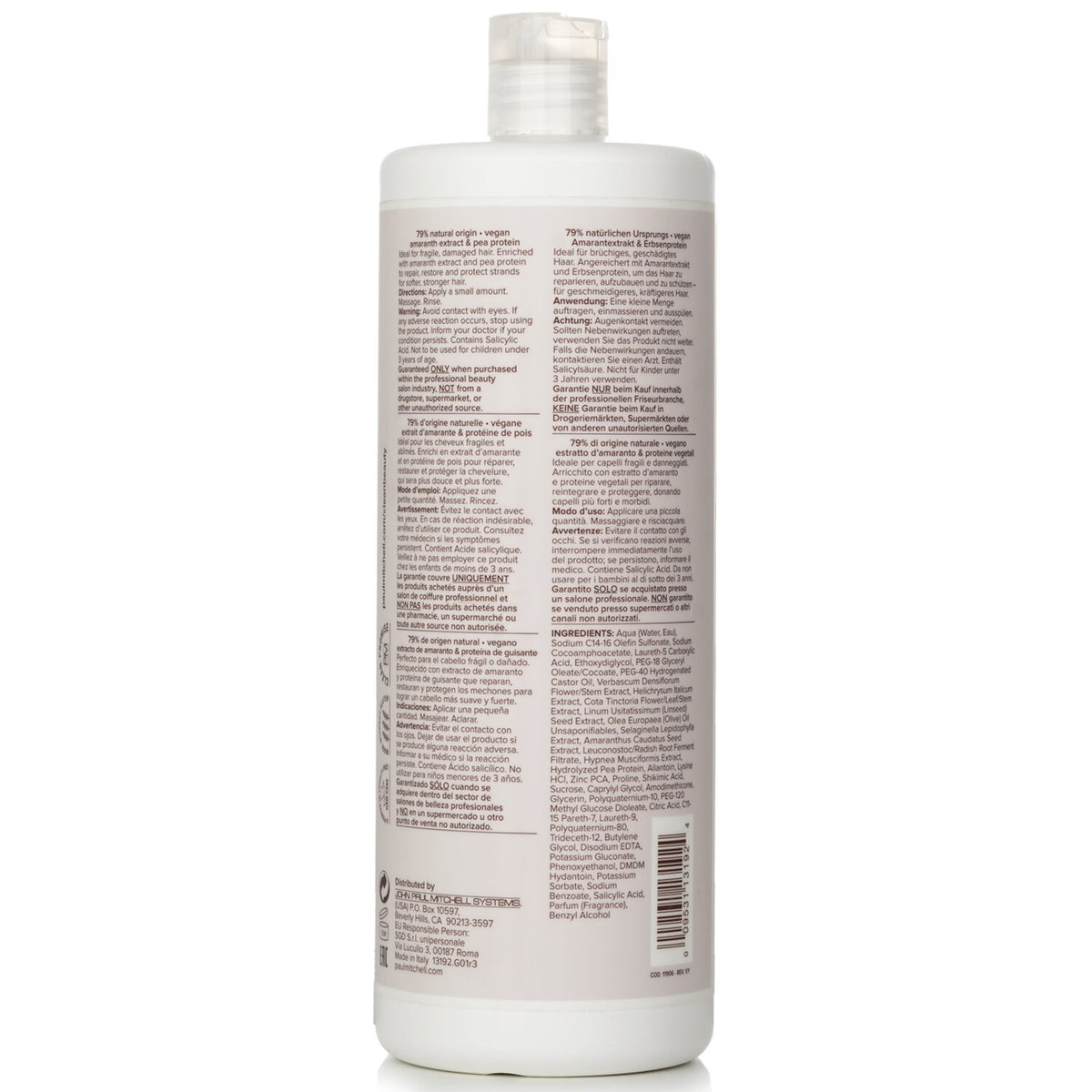 Paul Mitchell - Clean Beauty Repair Shampoo  - 1000ml/33.8oz
