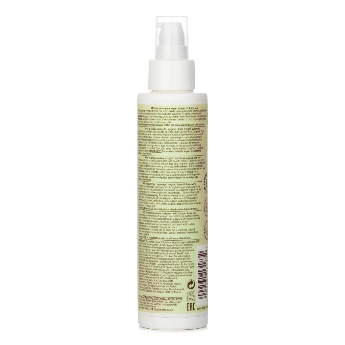 Paul Mitchell - Clean Beauty Everyday Leave-In Treatment  - 150ml/5.1oz