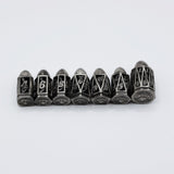 LPG Dice Bullet RPG Set Silver