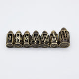 LPG Dice Bullet RPG Set Gold